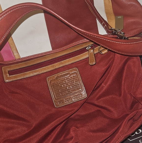 Rare Coach Ergo Striped Zip-top Lightweight Collection Hobo Bag 2003. - Picture 13 of 15